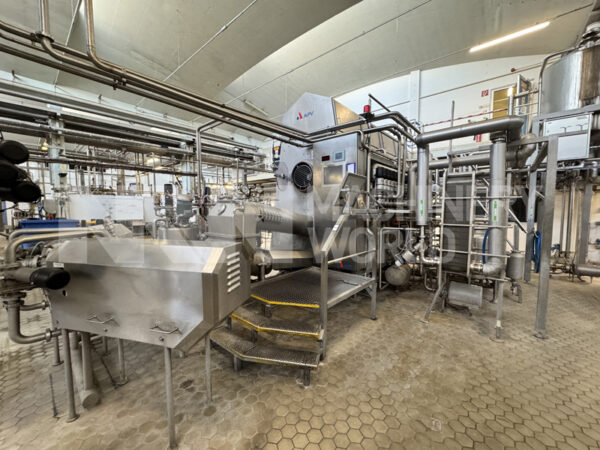 11,000kg per Hour APV HCT3.5 Continuous Butter Churn with APV FMG+ 2-Head Bulk Butter Packer