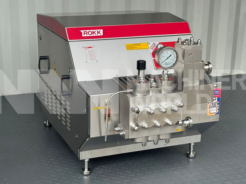 600 LPH ROKK 3-Series (200 Bar) High Pressure Homogeniser (Year 2019) - Image 2