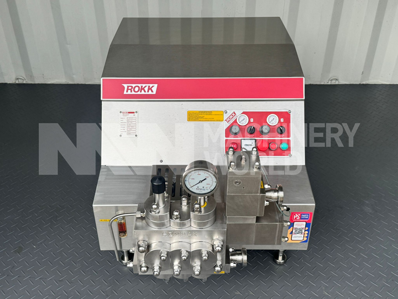600 LPH ROKK 3-Series (200 Bar) High Pressure Homogeniser (Year 2019) - Image 4