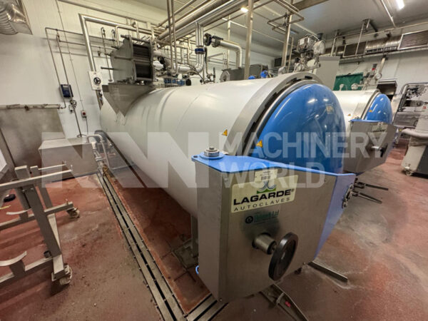 2x Lagarde Type 2BE Auto Clave Retorts for 4-Baskets (Year 2016)