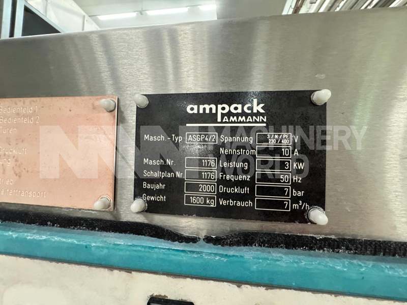 Ampack Ammann KF 2/4 Ultra Clean Hygienic Linear Pot Filler - Image 21