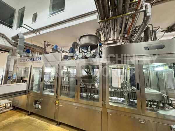 200ml to 1,000ml Galdi G270UCS ESL Filling Line with CIP Station & Outfeed Conveyors (Year 2015)