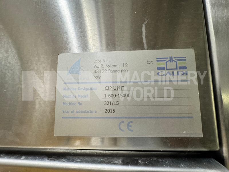 200ml to 1,000ml Galdi G270UCS ESL Filling Line with CIP Station & Outfeed Conveyors (Year 2015) - Image 17