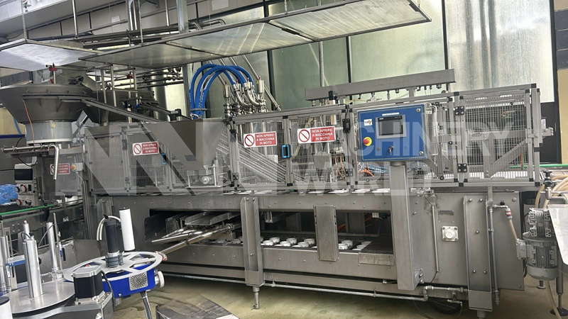 Up to 8,000pcs per hour Ital Freezer 4-Lane Linear 500ml Glass Jar Filler (Year 2017) - Image 2