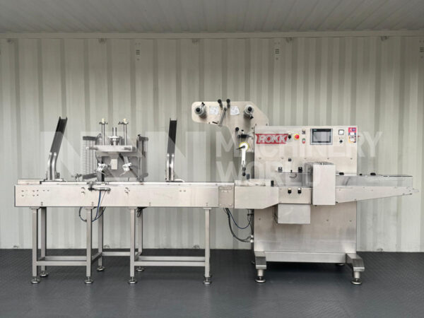 ROKK RU4000 Tecno-Sandwich Ice Cream Filling & Wrapping Machine (Year 2020)