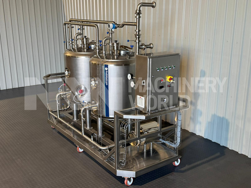 Endulus Krom 2-Tank (500L) Single Channel Electrically Heated Mobile CIP System Plant - Year 2025 (Brand New) - Image 4