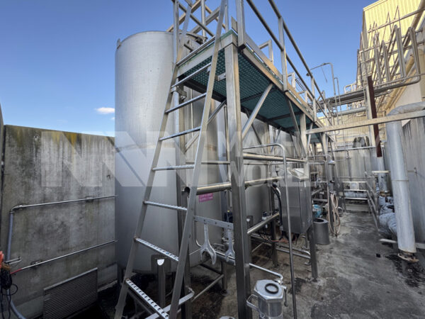 40,000 LPH GEA 4-Tank (3,000L) 1-Channel Automatic CIP System Plant