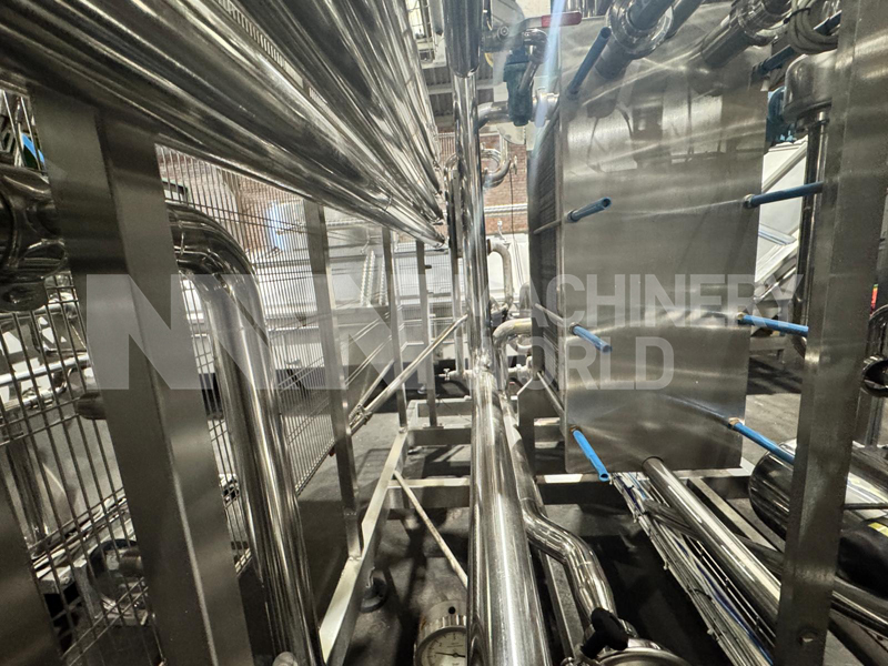 10,000 LPH Cheese Milk Skid Mounted Pasteuriser Plant for Cheese Production (Year 2008) - Image 4