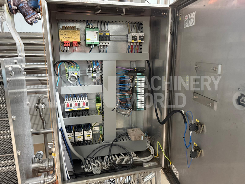 10,000 LPH Cheese Milk Skid Mounted Pasteuriser Plant for Cheese Production (Year 2008) - Image 3