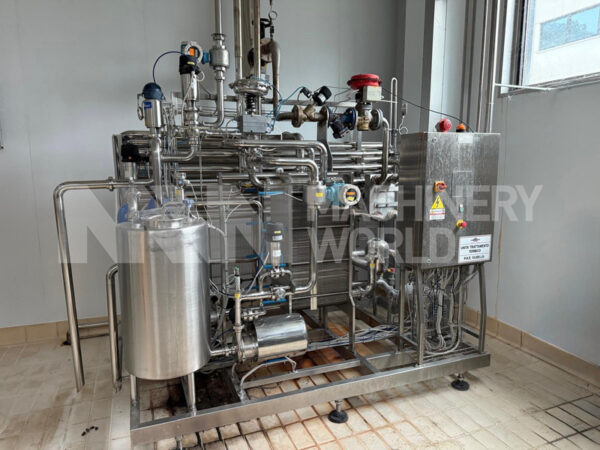 10,000 LPH Cheese Milk Skid Mounted Pasteuriser Plant for Cheese Production (Year 2008)