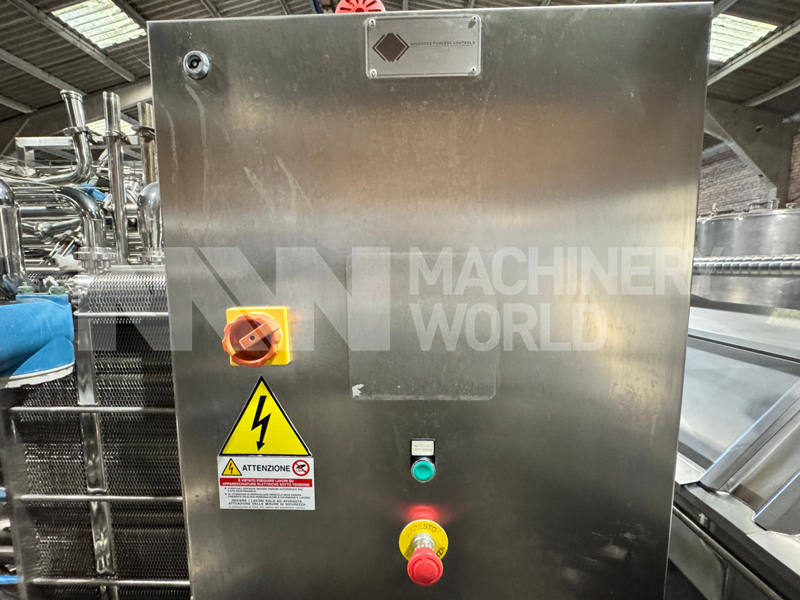 10,000 LPH Cheese Milk Skid Mounted Pasteuriser Plant for Cheese Production (Year 2008) - Image 7