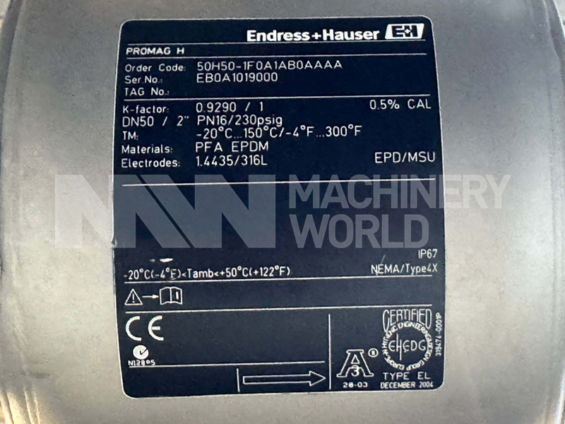 Tubular Shell-in-Tube Heat Exchanger with Alfa Laval Unique SSV Valves and Endress & Hauser Promag 50 Flowmeter - Image 8