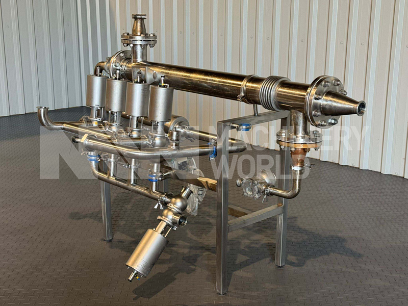 Tubular Shell-in-Tube Heat Exchanger with Alfa Laval Unique SSV Valves and Endress & Hauser Promag 50 Flowmeter - Image 3
