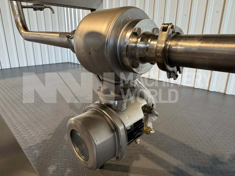 Tubular Shell-in-Tube Heat Exchanger with Alfa Laval Unique SSV Valves and Endress & Hauser Promag 50 Flowmeter - Image 6