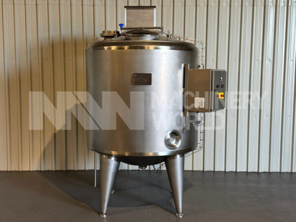 2,000 Ltr Stainless Steel Jacketed Tank with Full Sweep Gate Scraped Surface Mixer - Year 2025 (Brand New)