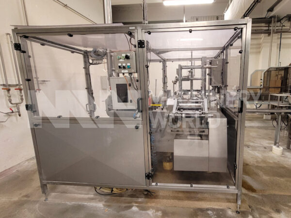 125gm/250gm Benhil 8380 Butter Portion Packing Machine with Vezzadini S8 Carton Packer