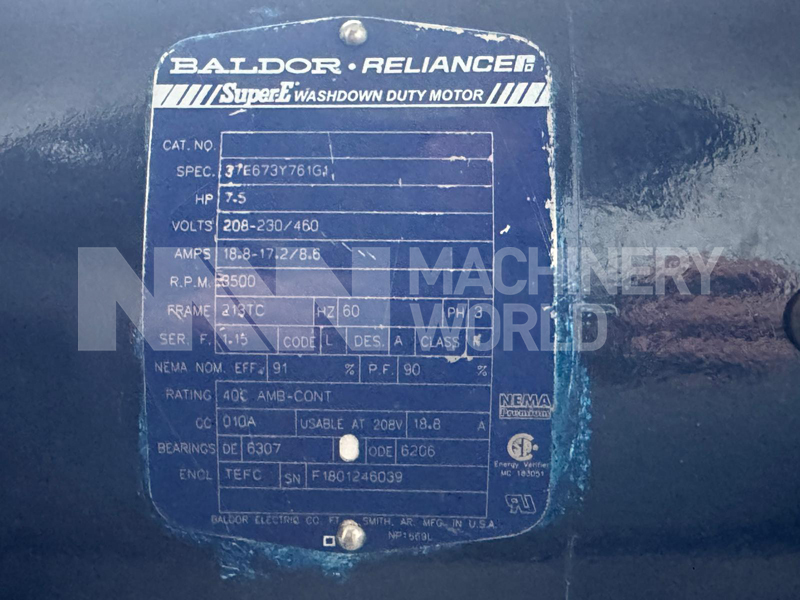 7.5HP Silverson Flash Mix Inline High Shear Liquid Powder Blender Dissolver Mixer - Image 9