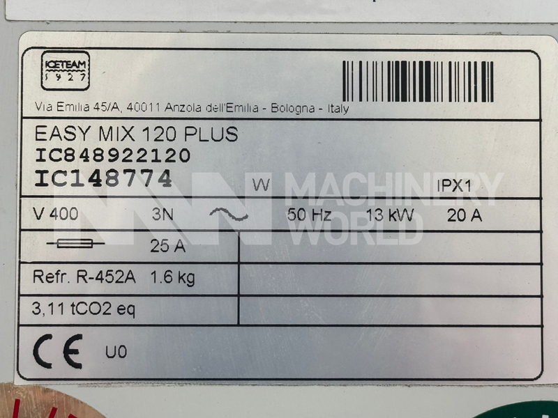 Promag Easymix 120 Plus Ice Cream Batch Pasteuriser (Year 2018) - Image 9