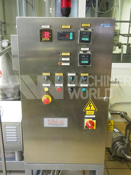 3,500 LPH Reda RE15TE Milk Cream Separator (Year 2010) - Image 4