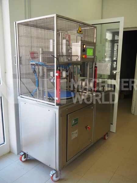 Used Facchinetti LPR01 Round Cheese Portion Cutting Machine (Year 2016) - Image 4