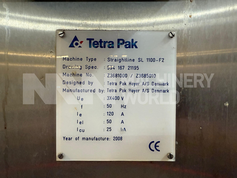 Tetra Pak Straightline SL 1100-F2 Ice Cream Stick Extrusion Line; Magnum - 27.000 pcs/h (Year 2008) - Image 27