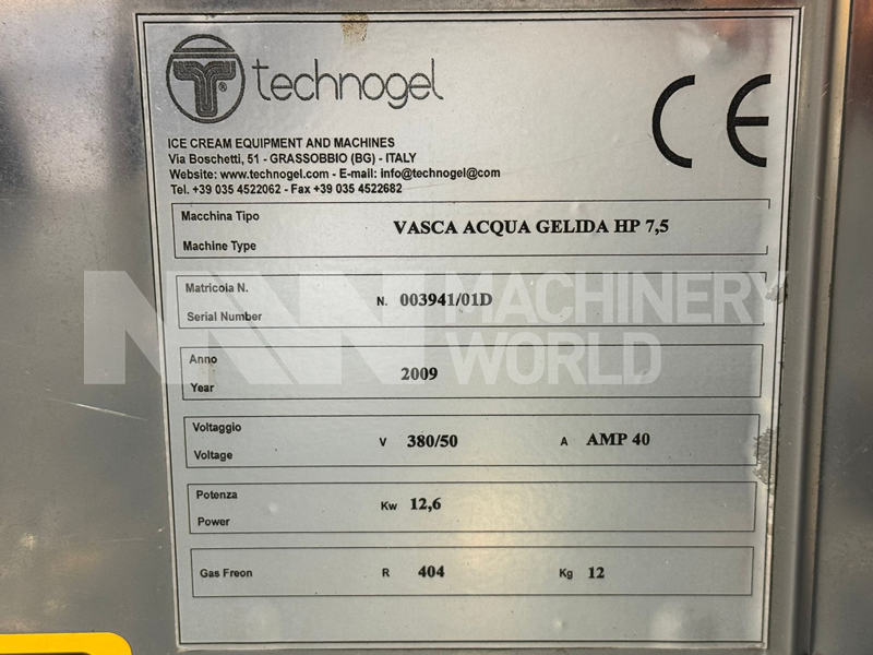 Technogel HP 7,5 Chilled Water Tank (Year 2009) - Image 6
