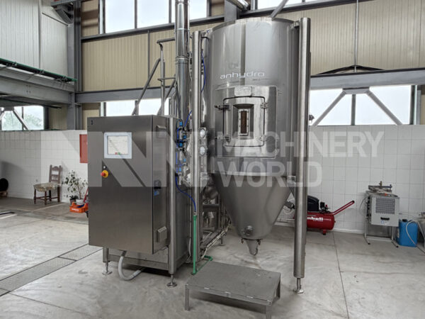 R&D Powder Plant: Flavourtech CT1-09RM-001 Centritherm Evaporator & Anhydro MicraSpray MS 400 Spray Dryer Plant