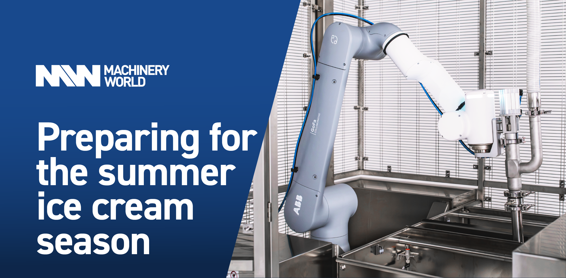 Preparing for the summer ice cream season: Automating filling with the ROKK N5 Robot