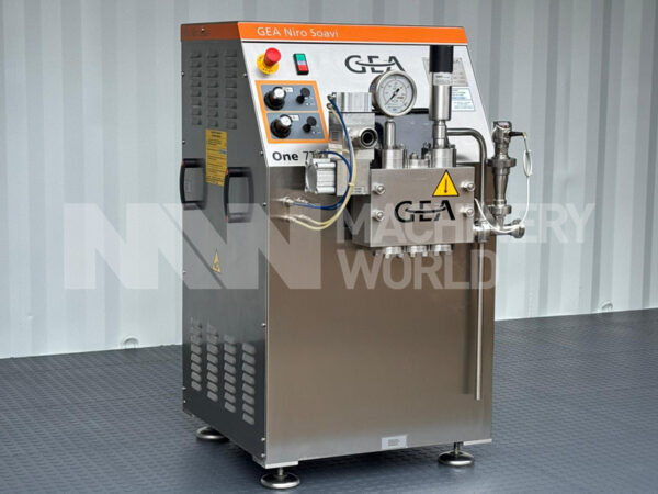 350 LPH GEA Niro Soavi ONE 7TS (250 Bar) High Pressure Homogeniser (Year 2014)