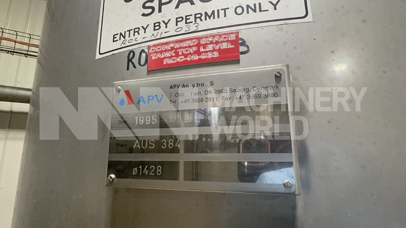 64,000kg per hour Stork TVR with Niro MVR Evaporator with TVR Finisher & Niro CDI920 Spray Dryer Plant (≤6Te per hour) MILK WHEY BUTTERMILK POWDER PLANT - Image 13