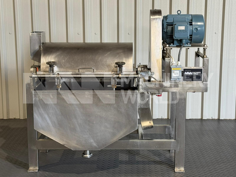 Jorgensen Stainless Steel Static Filter Screen Liquid Solid Separation Sieve with Rotary Scraper - Image 2
