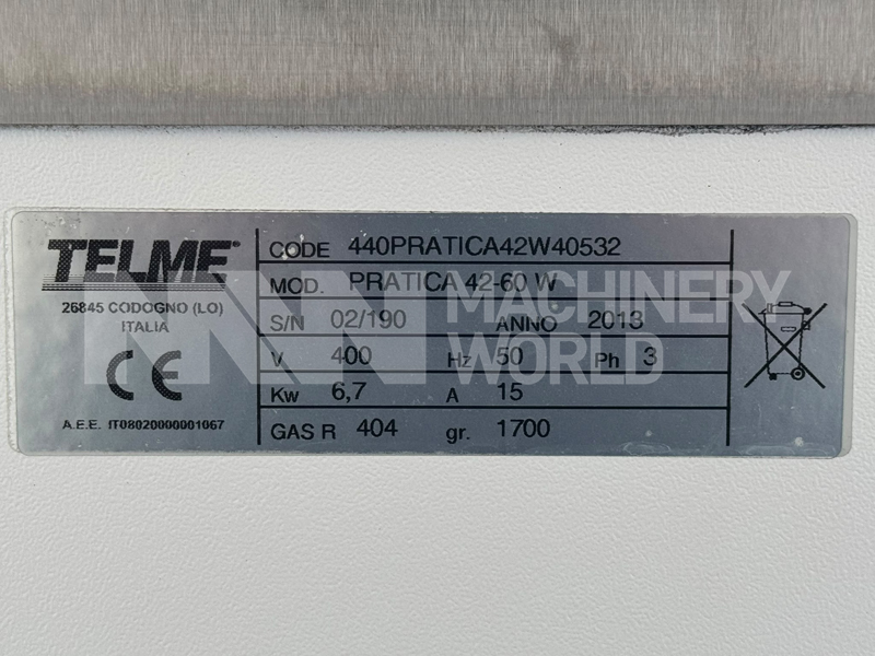 Telme Pratica 42-60 Ice Cream Batch Freezer (Year 2013) - Image 7