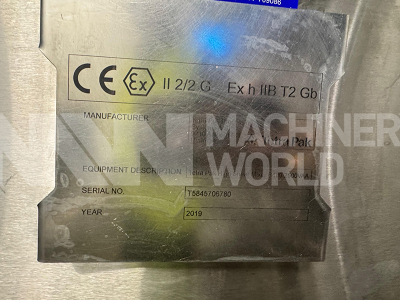 2,500 Litre Tetra Pak Tetra Scanima B400-2500VAA Jacketed Vacuum Universal High Shear Mixer – Year 2019 (2x Available) - Image 12