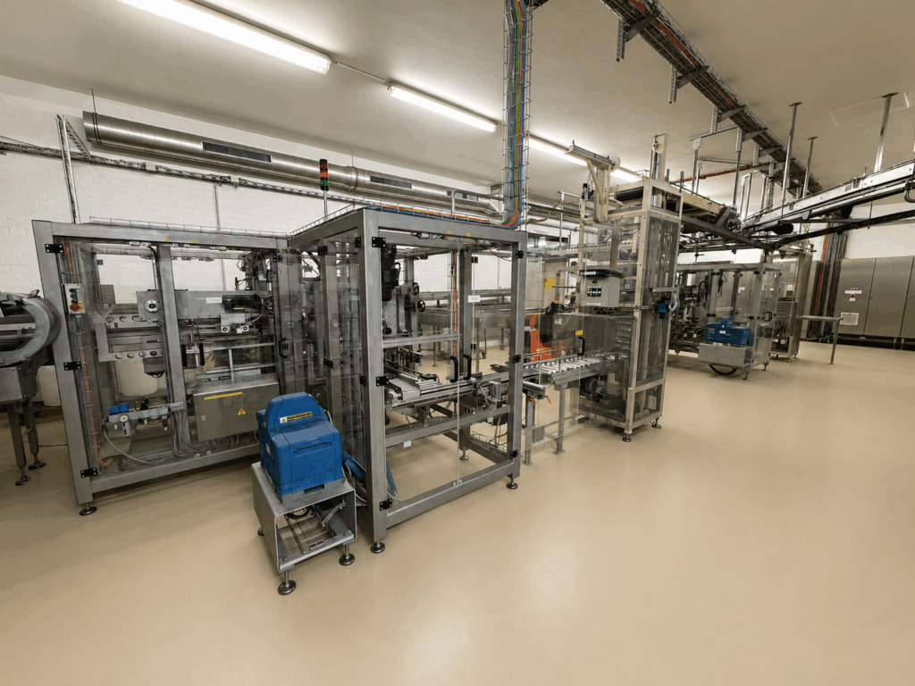 Bedo VA6115 End-of-Line Case Packing System for 250g Butter Portions (Year 2012)