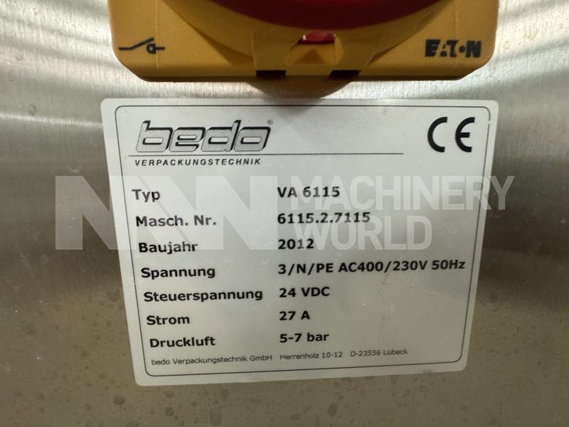 Used Bedo VA6115 End-of-Line Case Packing System for 250g Butter Portions (Year 2007) - Image 9