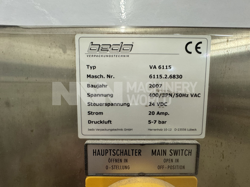 Used Bedo VA6115 End-of-Line Case Packing System for 250g Butter Portions (Year 2007) - Image 10