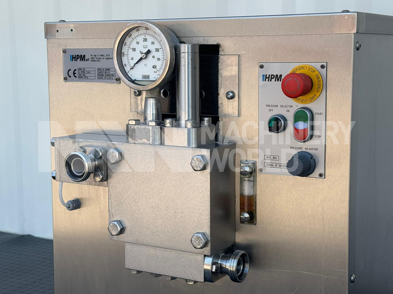 600 LPH HMP B04 Single Stage (210 Bar) High Pressure Pump Homogeniser (Year 2017) - Image 4