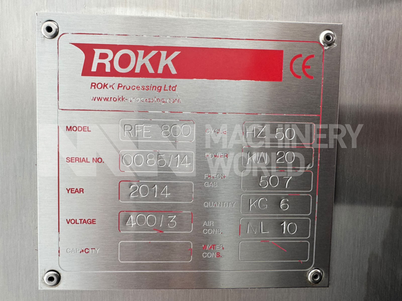 ROKK RFE 800 Ice Cream Continuous Freezer (Year 2014) - Image 7