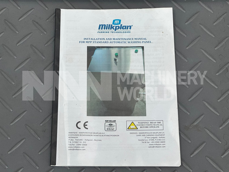 1,500 Litre Milkplan Horizontal Milk & Liquid Tank on Trailer with Pump, Flowmeter & CIP Cleaning System (Year 2022) - Image 14