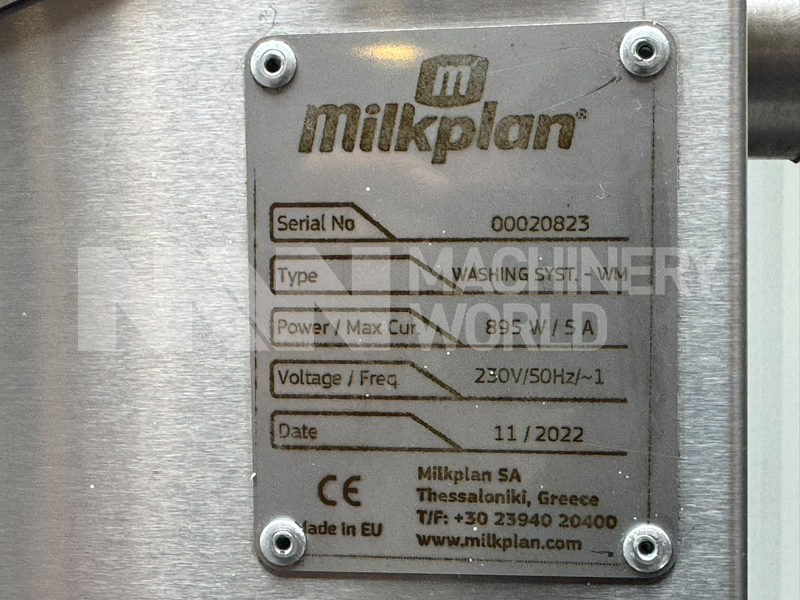 1,500 Litre Milkplan Horizontal Milk & Liquid Tank on Trailer with Pump, Flowmeter & CIP Cleaning System (Year 2022) - Image 13