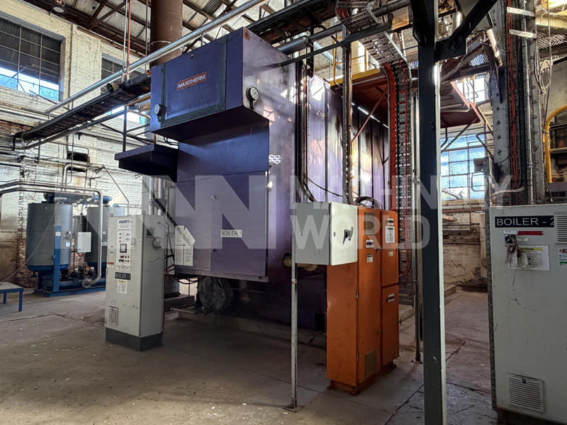 Maxitherm 10MW 40 Bar Natural Gas Fired Steam Industrial Boiler with Stainless Steel Economiser (Year 1996) - Image 3