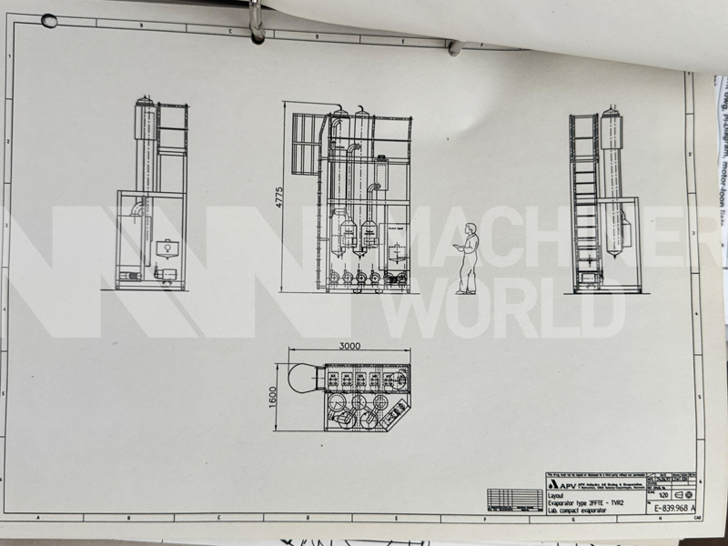 120kg per hour APV 2FFTE-TVR1 Pilot Compact Evaporator Plant (SPARINGLY USED) - Image 19
