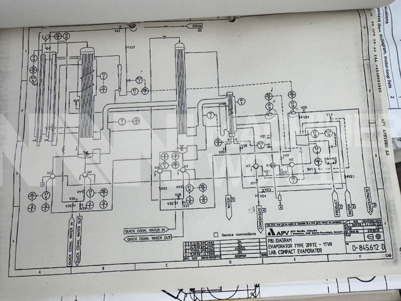 120kg per hour APV 2FFTE-TVR1 Pilot Compact Evaporator Plant (SPARINGLY USED) - Image 18