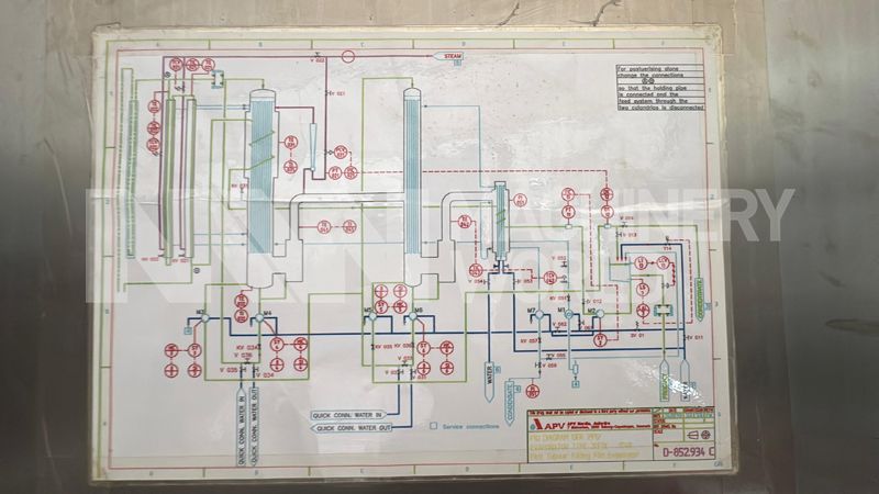 120kg per hour APV 2FFTE-TVR1 Pilot Compact Evaporator Plant (SPARINGLY USED) - Image 15