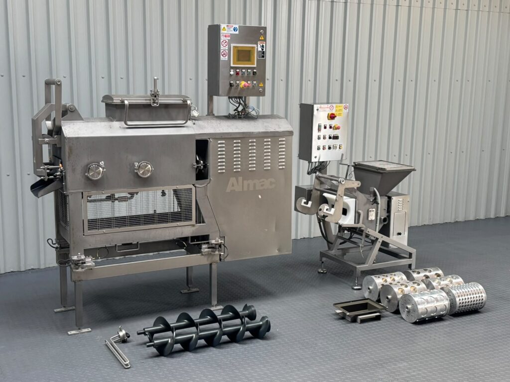 Almac FV200 Mozzarella Cooker Stretcher with Direct Steam Injection with Almac FS50-N Mozzarella Moulder (Year 2012)