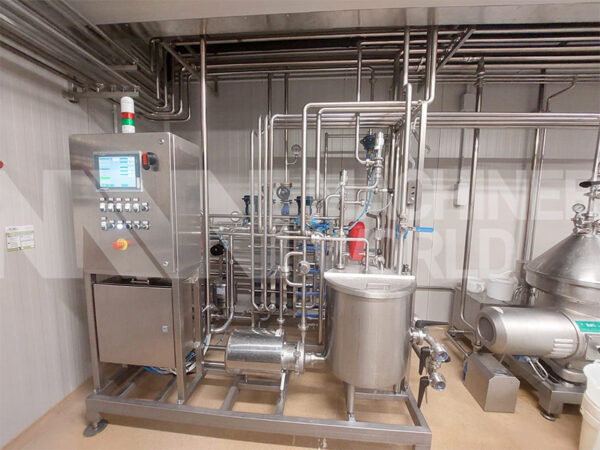 Complete Dairy Processing Plant – 2,000 LPH Milk Pasteuriser, PET Bottle Filler, Cheese, Yogurt & Butter Equipment (Year 2016-19)
