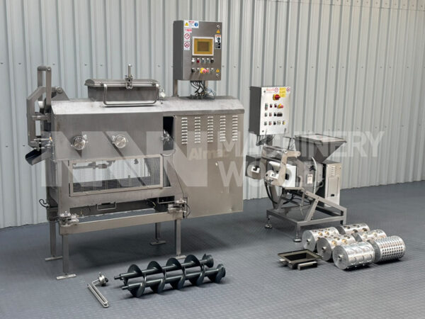 100 - 300kg per hour Almac FV200 Mozzarella Cooker Stretcher with Direct Steam Injection with Almac FS50-N Mozzarella Moulder (Year 2012)