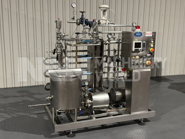 1,000 LPH Tecnolat PTE10/2 Skid Mounted Milk Pasteuriser Plant (Year 2015)
