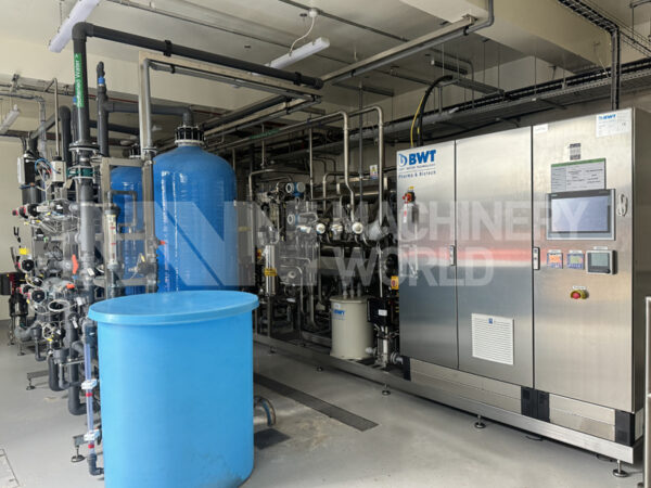 12,000 LPH BWT OSMOTRON PRO 12000 Pharmaceutical Purified Water RO Generation & Distribution Plant – Year 2023