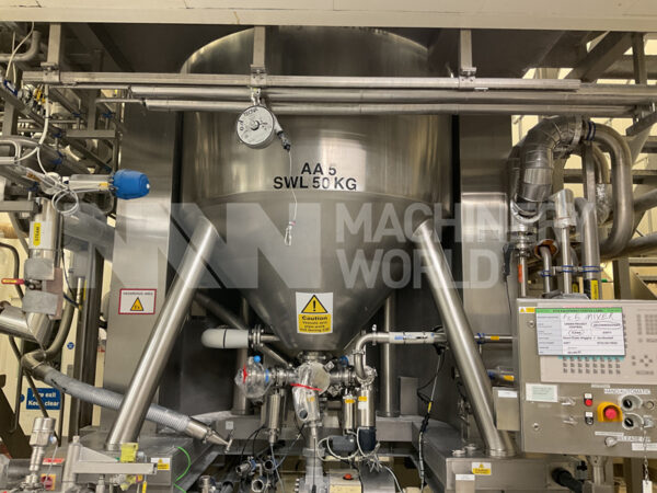 3,500 Litre Koruma DISHO S180/3500 Jacketed Vacuum High Shear Scraped Surface Contra Rotating Mixer (Year 2003)